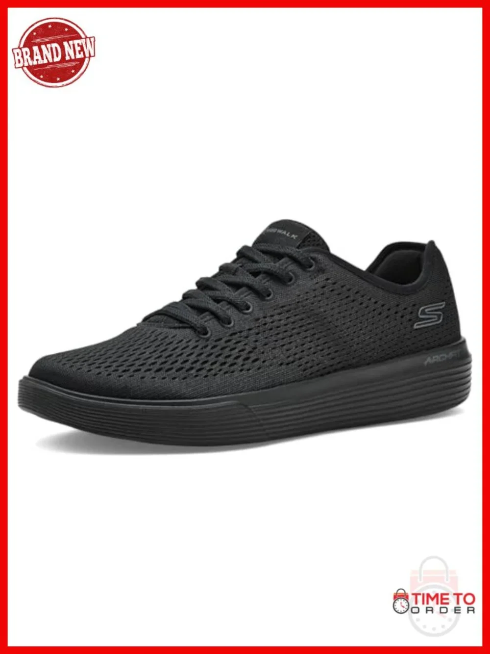 Performance Walking Sneakers with Arch Support, Mesh Slip-On